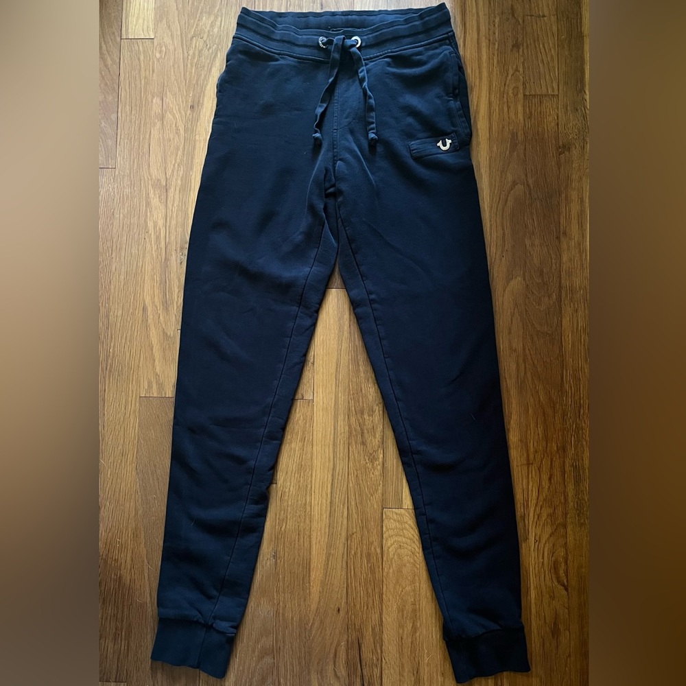 True Religion. S Horseshoe sweatpants in black